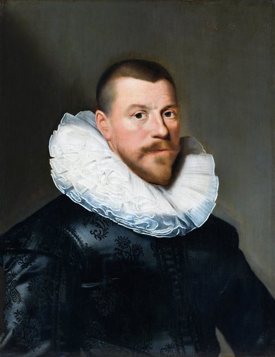 Portret van een middelbare man door Paulus Moreelse